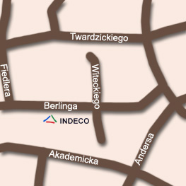 Ekspozycja Indeco Bydgoszcz mapka